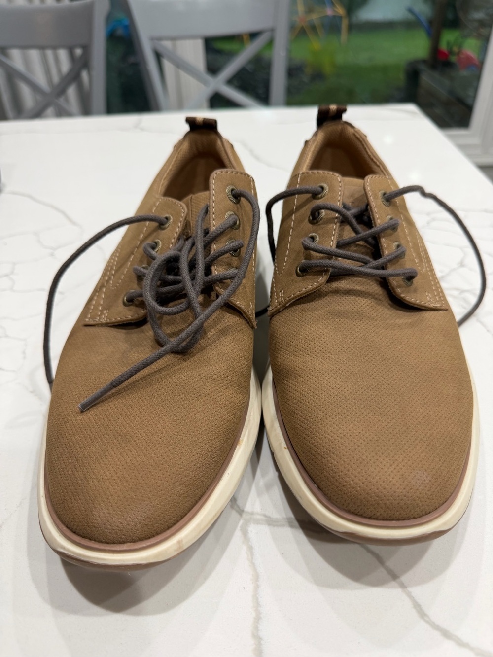 A-Frame Willie Derby Men’s Size 9.5 Brown Casual Dress Shoes